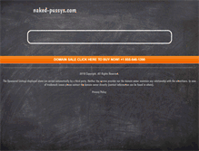 Tablet Screenshot of naked-pussys.com